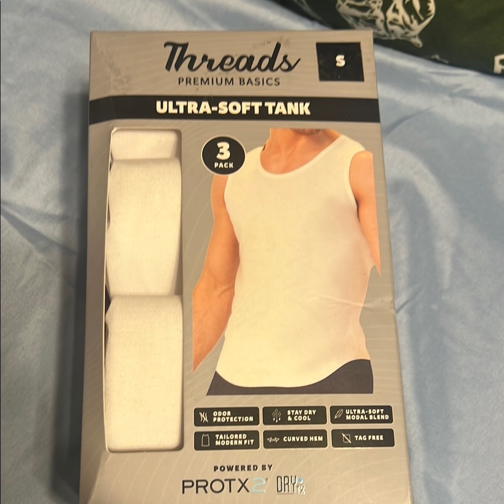 Men's Ultra-Soft White Tank 3-Pack